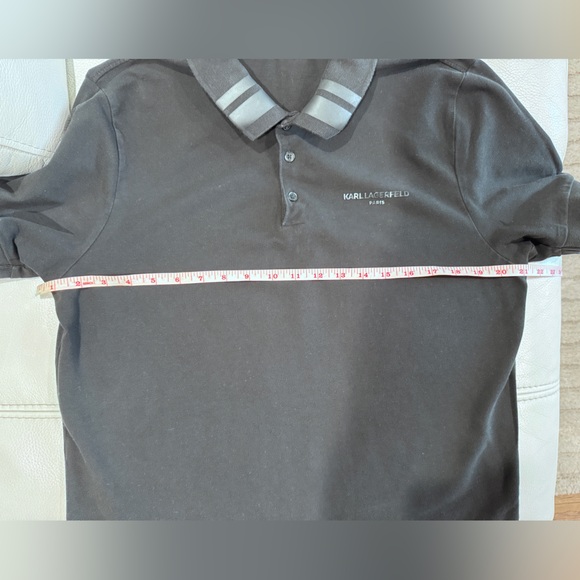 KARL LAGERFELD men’s Black T-shirt in sz. Large - Picture 8 of 10